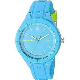 Timex TW5M17400 Ironman Essential Urban Analog 38mm White/Blue Silicone Strap Watch