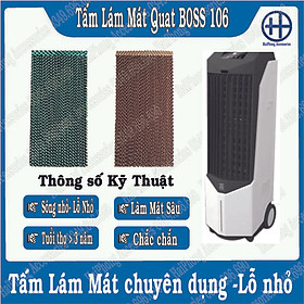 Tấm làm mát quạt hơi nước BOSSS loại 5090 sóng nhỏ lỗ nhỏ, dầy, bền, chắc, hiệu quả làm mát sâu