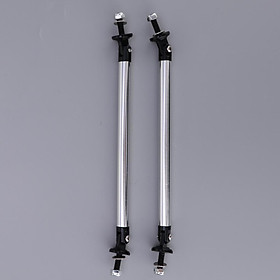 2 Pack Adjust Front Bumper Splitter Strut Rod Tie Support Bars 200mm Red - 150mm
