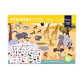 Reusable Sticker - sticker dán đi dán lại nhiều lần Mideer