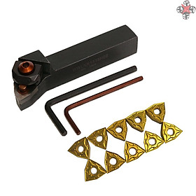 Dụng Cụ Chuyển Đổi Wwnr1616H08 16x100mm Và 10 Chìa Vặn Wnmg0804