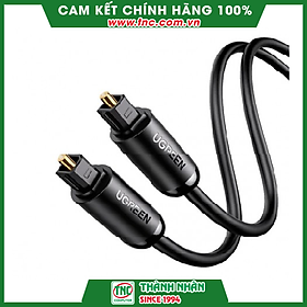 Cáp Quang Audio (Toslink, Optical) Ugreen 70892 dài 2m-Hàng chính hãng
