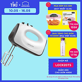 Máy Đánh Trứng Lock&Lock Hand Mixer EJM501BLK (300W) - Hàng chính hãng