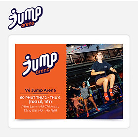 Jump Arena - Vé Jump Arena 60’ Trong Tuần (áp dụng tại JA Him Lam, JA Tăng Bạt Hổ)