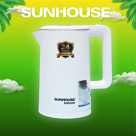 Bình Đun Siêu Tốc Inox 2 Lớp Sunhouse Mama SHD1386 (1.7L) - Hàng Chính Hãng