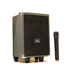 Mua Loa Kiomic Q8 Tặng Kèm 1 Micro Không Dây  Thùng Gỗ Simili Đẹp