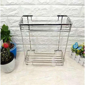 Kệ góc nan 2 tầng , kệ thẳng nan 2 tầng đồng mạ crom cao cấp