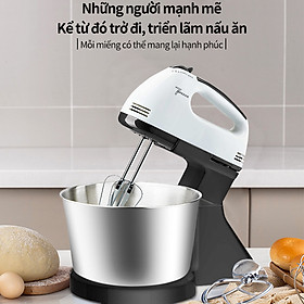 Mua Máy đánh trứng để bàn đa năng loại nhỏ gia đình  trộn  nướng  nhào  đánh kem - công nghệ mới 7 cấp độ cực mạnh