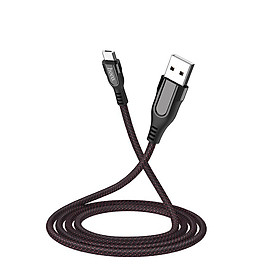 Mua Cáp Sạc Nhanh HOCO U54 MICRO - 1 2M - Chính Hãng Cho Điện Thoại Android đen