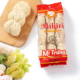 Mỳ Trứng Không Phẩm Màu Mikiri 350 g ( Sợi tròn)