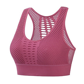Áo Lót Thể Thao Hàng Đầu Tập Thể Hình Wirefree Rời Cốc Áo Ngực Thể Thao Chống Sốc Tập Yoga Áo Lót Tập Gym Tank