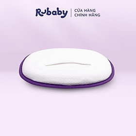 Gối Chống Bẹp Đầu Em Bé Rubaby, Chất Liệu Memory Foam Mềm Mại Thoáng Khí, Bảo Vệ Khung Xương Đầu Bé