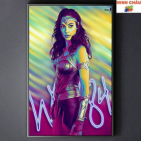 Tranh Canvas Tranh treo tường trang trí SIÊU ANH HÙNG - WONDER WOMEN 14