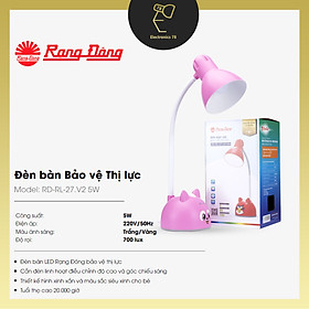 Mua Đèn bàn Led hoạt hình cho trẻ  bảo vệ thị lực (RD_RL_27V2) Rạng Đông