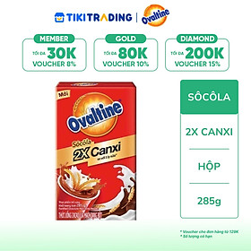 Bột Thức Uống Cacao Lúa Mạch Vị Sô Cô La Ovaltine 285G