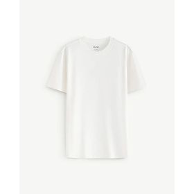 Áo Thun Nam Tay Ngắn Cotton Màu Trơn Form Fit - ROUTINE 10S25TSS046