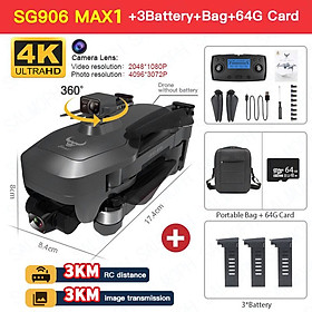 ZLL SG906 MAX2 / MAX 1 Máy bay không người lái chuyên nghiệp Camera 4K HD Tránh chướng ngại vật Gimbal 3 trục 5G WiFi 4KM GPS Quadcopter RC Dron SG906