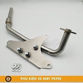 Cổ Pô R8 Và Pat Pô 4Road Gắn Vario 2017-2018 SHVN - SH Ý Bảo Hành Chất Liệu Inox 304 100% Không Bị Sét