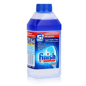  Dung dịch vệ sinh máy rửa bát, chén Finish Đức 250ml mẫu mới 2020