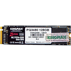 SSD Kingmax Zeus PQ3480 M.2 2280 PCIe NVMe Gen 3x4 - Hàng Chính Hãng