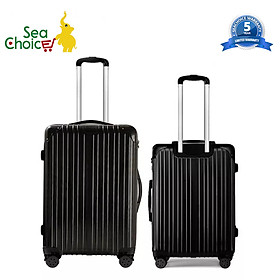 Vali du lịch Sea Choice chất liệu ABS+PC Size 20/24'' có khóa TSA Bánh xe 360° Dây kéo YKK chống nước có 3 màu- Bảo hành 3 năm