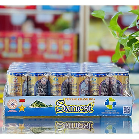 Nước yến sào khánh hòa sanest lon 190ml, khay 30 lon