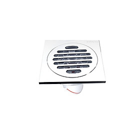 Mua Combo 3 ga thoát sàn ngăn mùi hôi chống trào ngược chất liệu đồng mạ crom Hiwin FD-1101Hx3 kích thước bề mặt 100*100