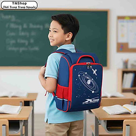 Balo Học Sinh Cấp 1 Xbags Universe XB3102 - Balo Chống Gù Lưng, Chống Thấm Nước, Nhiều Ngăn Tiện Lợi, Thiết Kế Đẹp Cho Bé Đi Học