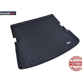 Thảm lót cốp xe ô tô Audi Q7 2010-2015 nhãn hiệu Macsim chất liệu TPV cao cấp màu đen(002)