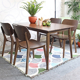 Mua Bộ bàn ăn 4 ghế BAMSF20 Juno Sofa hiện đại giá rẻ cho chung cư  căn hộ