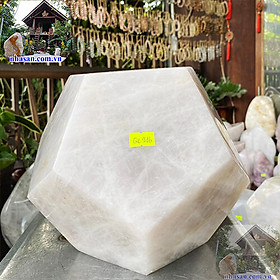 Mua Đá thạch anh 12 mặt đại diện cho “vạn sinh nhất tiến” QC916 nặng 15.6kg kích thước 21x14 (cm)