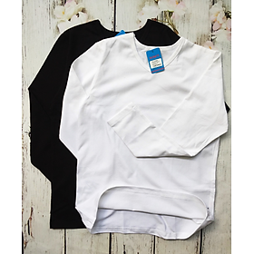 COMBO 2 ÁO THUN DÀI TAY - COTTON CO GIÃN 4 CHIỀU - 2 CÁI 2 MÀU