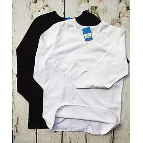 COMBO 2 ÁO THUN DÀI TAY - COTTON CO GIÃN 4 CHIỀU - 2 CÁI 2 MÀU