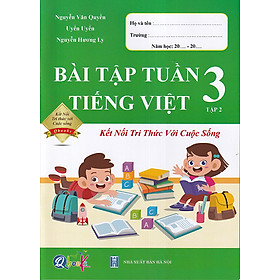 Sách - Bài tập tuần Tiếng Việt 3 tập 2 (Kết nối tri thức với cuộc sống)