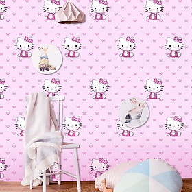 10m Giấy dán tường Hello Kitty C0036