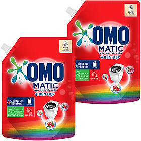 Combo 2 Túi Nước Giặt OMO Matic Bền Đẹp Cửa Trên 2.0kg