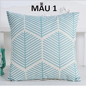 Mua Bộ Gối Tựa Lưng Vỏ Gối Xanh Vàng Aloha PA9186