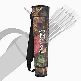Arrow Quiver Holder Case Waist Carrier Bag Pouch Target Shooting Camouflage
