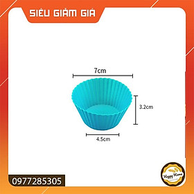 Khuôn silicon làm bánh Cupcake mufin, giá rẻ, chất lượng