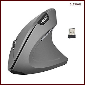 2.4G Ergonomic Optical Wireless Mouse 800/1600/2400DPI Vertical Mice Black