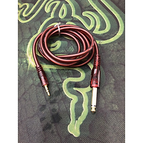 Mua Dây chuyển từ jack 3.5ly ra 6.5ly dài 1.5 mét màu nâu dẻo