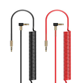 Mua Dây Cáp Âm Thanh AUX 3.5mm Earldom ET-AUX23 Dài 1.8M Dây Xoắn Lò Xo - Hàng Nhập Khẩu (Màu Ngẫu Nhiên)