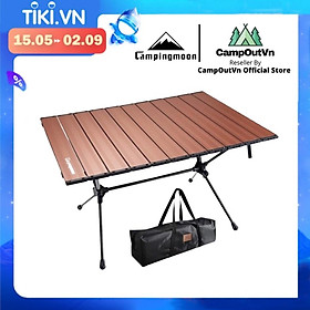 Bàn cắm trại dã ngoại Campingmoon campoutvn T-520 du lịch nhôm xếp gấp gọn cứng cáp chắc chắn A211