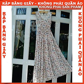 Rập đầm maxi sát nách - Rập giấy mã 716 (BẢN VẼ)