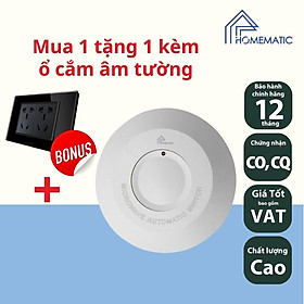 Mua Công Tắc Cảm Biến Radar Lắp Trần Nổi Siêu Mỏng Siêu Nhạy Thẩm Mỹ Homematic MS500
