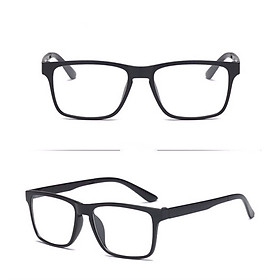  Kính Clip On, Gọng Kính Cận Mắt Vuông To Unisex Kèm Tròng Râm Đa Năng