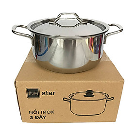 Mua Nồi 3 Đáy Inox 430 Fivestar Dùng Cho Bếp Từ
