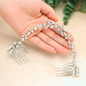 Hình ảnh Đám cưới  Hair Comb Bridal Tiara Phụ kiện tóc cô dâu (Bạc)