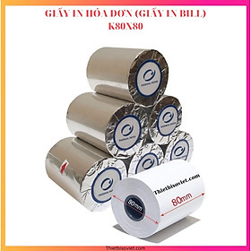Mua 5 Cuộn giấy in bill   giấy in nhiệt K80 (80x80mm)