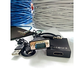 Cáp chuyển đổi VGA - HDMI -AUDIO